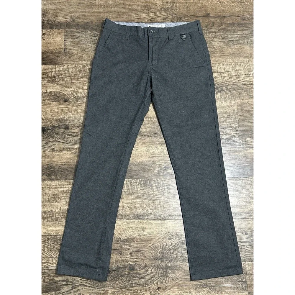 Eleven Paris Men's Charcoal Gray Chinos
